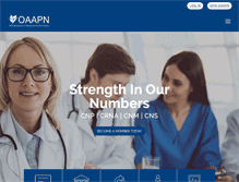 Tablet Screenshot of oaapn.org